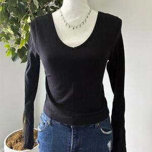 Aeropostale Black Long Sleeve Tee